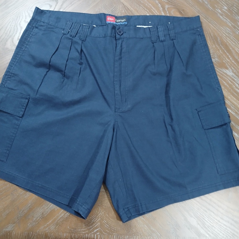 Jon‎ Lauren Apparel Men Shorts S42 NWT Cotton Blend  Navy